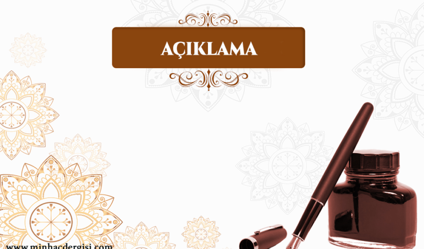 Açıklama